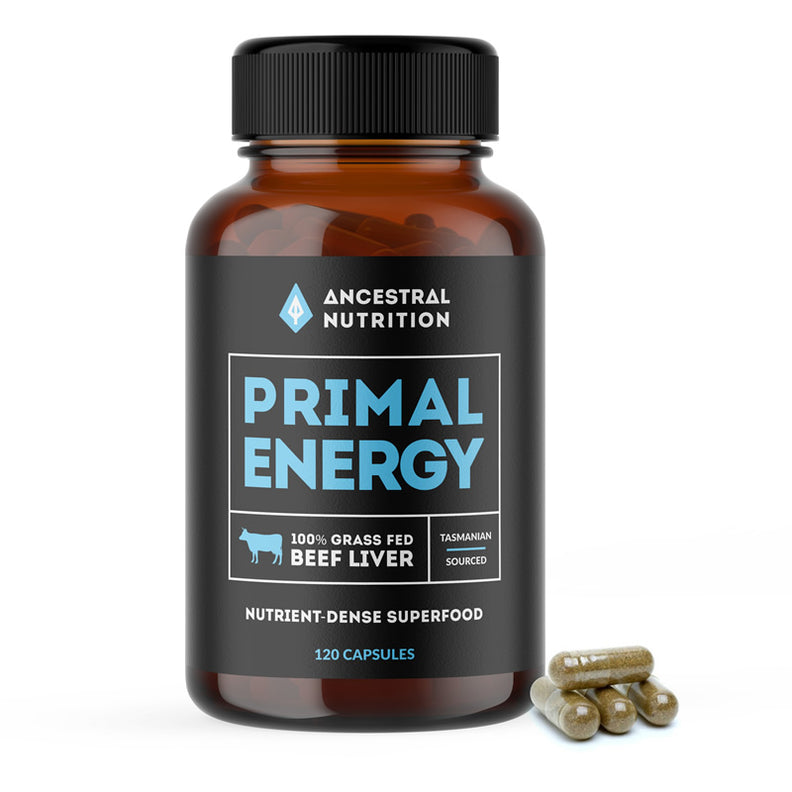 Ancestral Nutrition Primal Energy Beef Liver 120caps