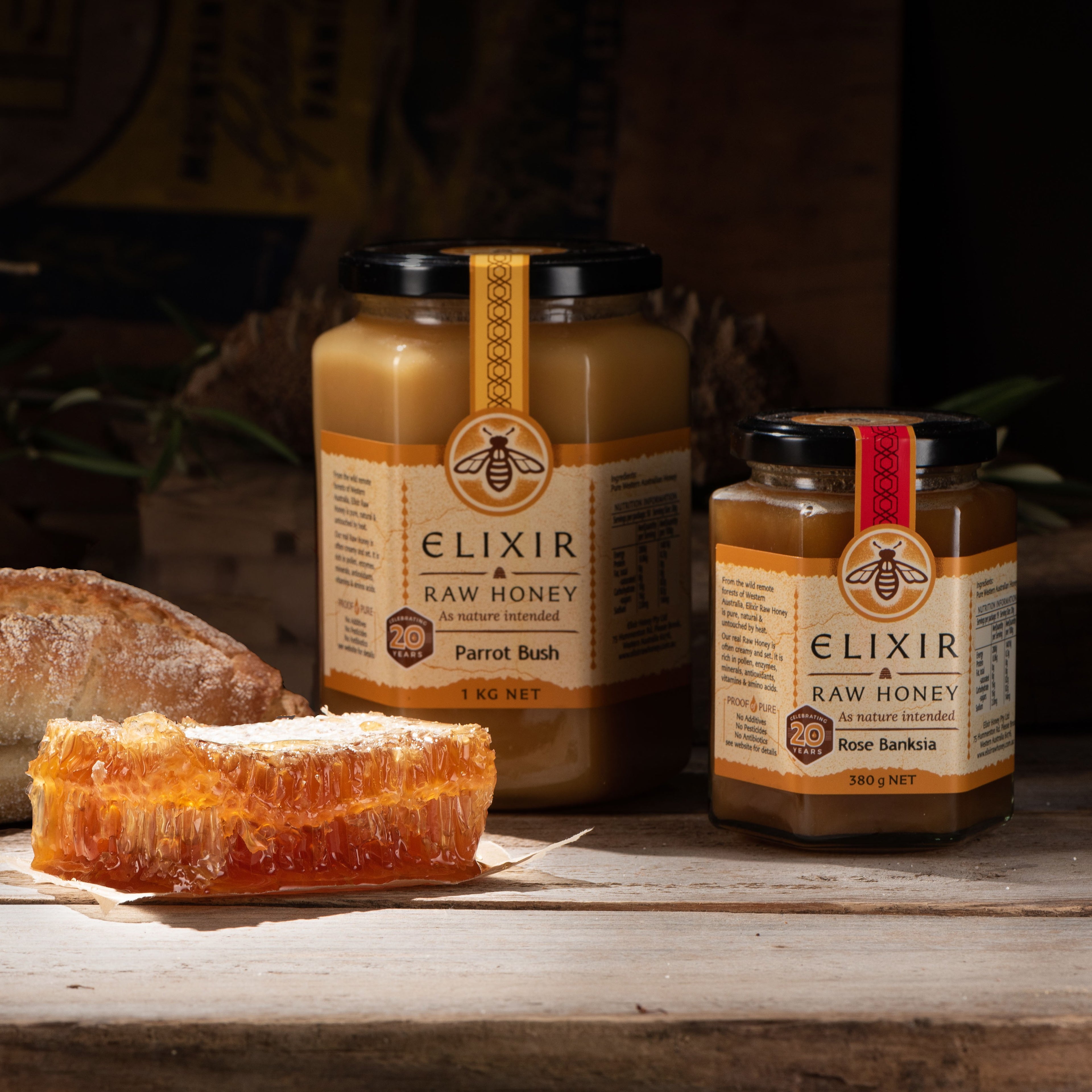 Elixir Raw Honey 1kg