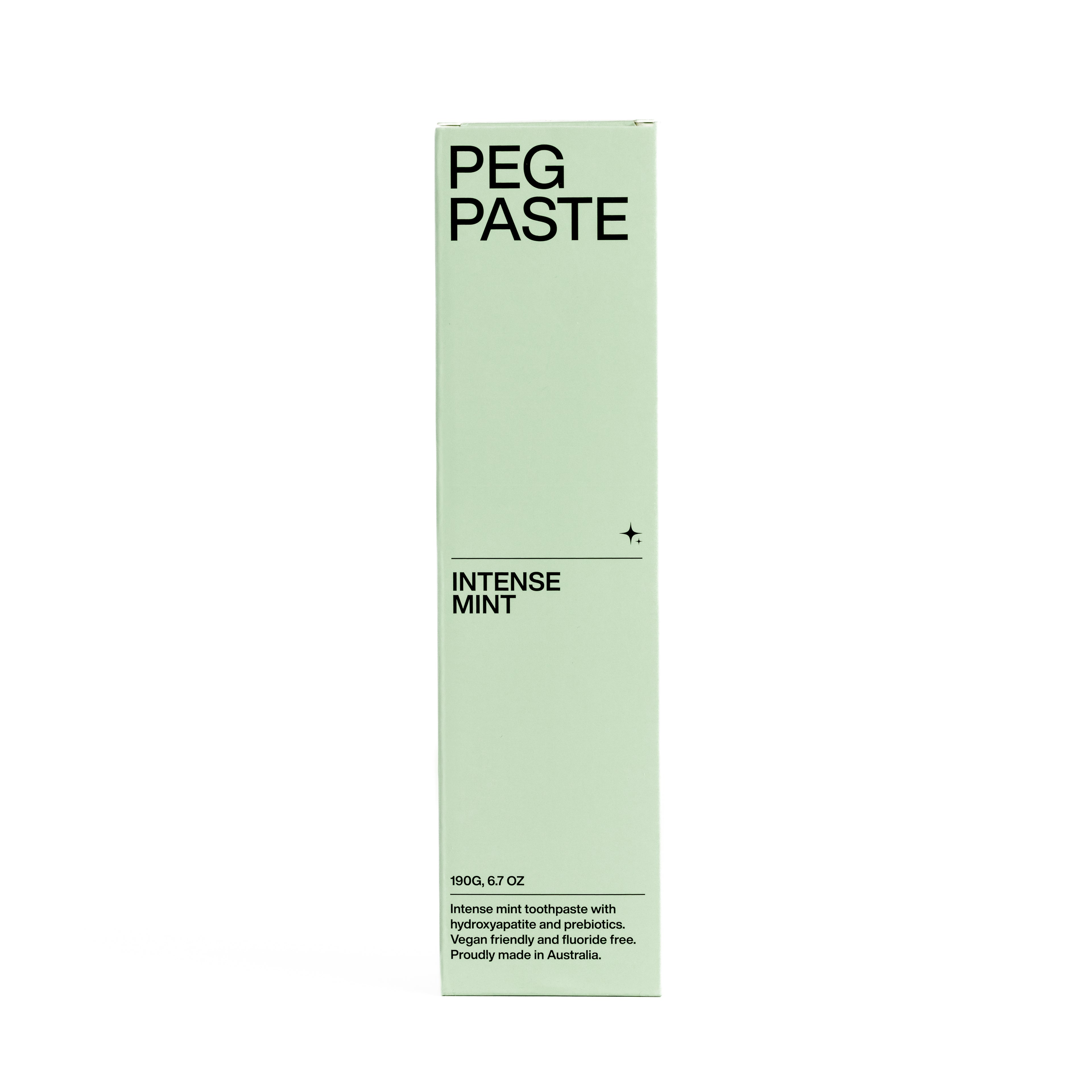 Peg Paste Toothpaste Intense Mint 190g