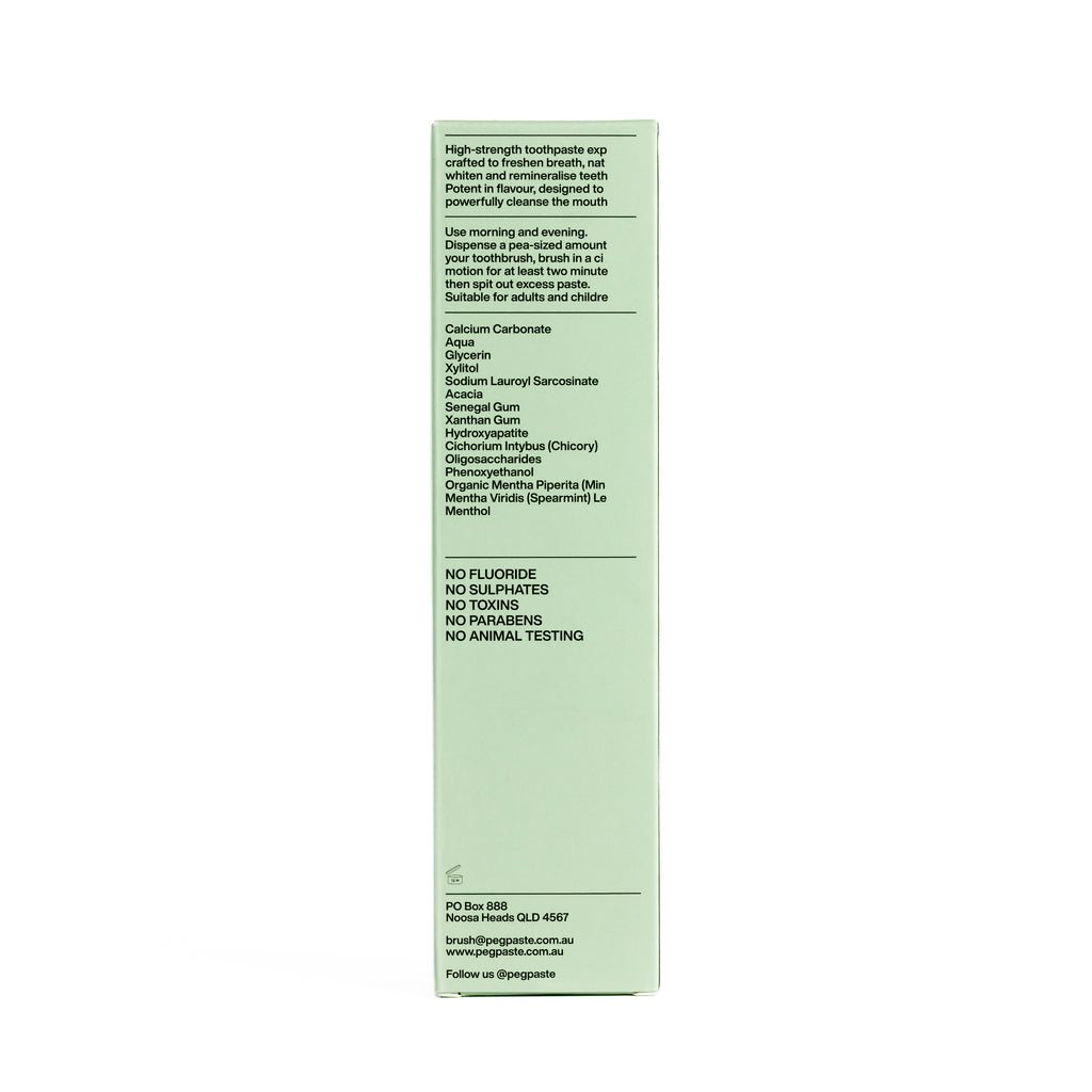 Peg Paste Toothpaste Intense Mint 190g