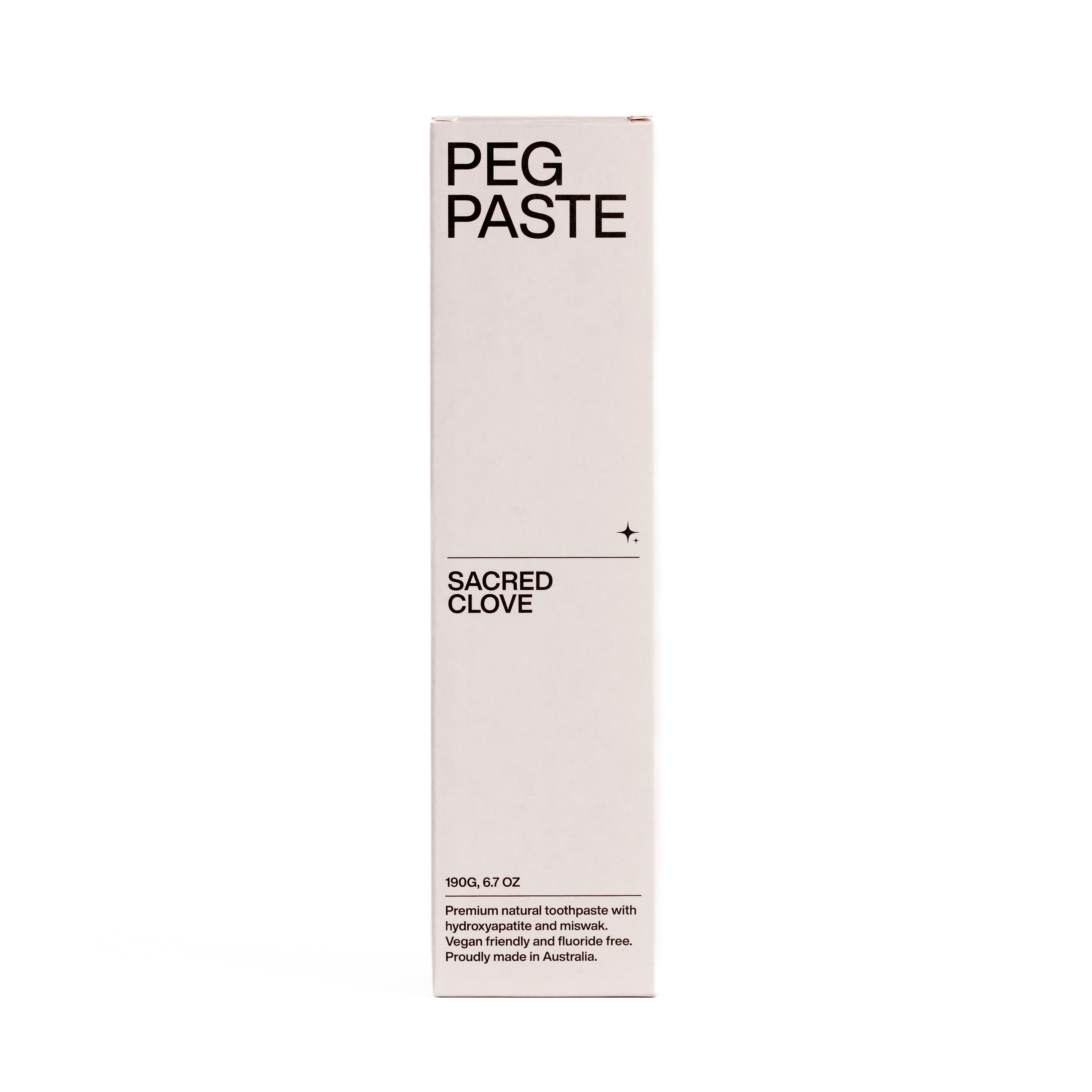 Peg Paste Toothpaste Sacred Clove 190g