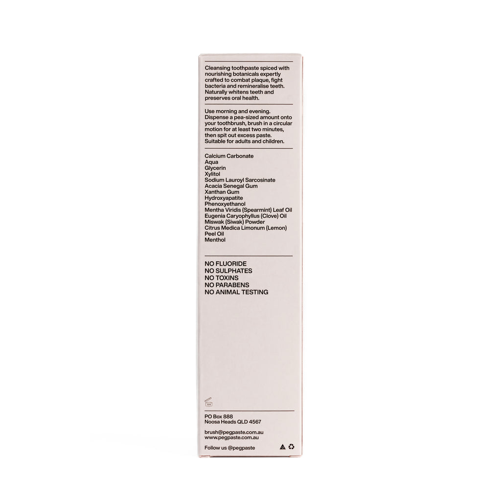 Peg Paste Toothpaste Sacred Clove 190g