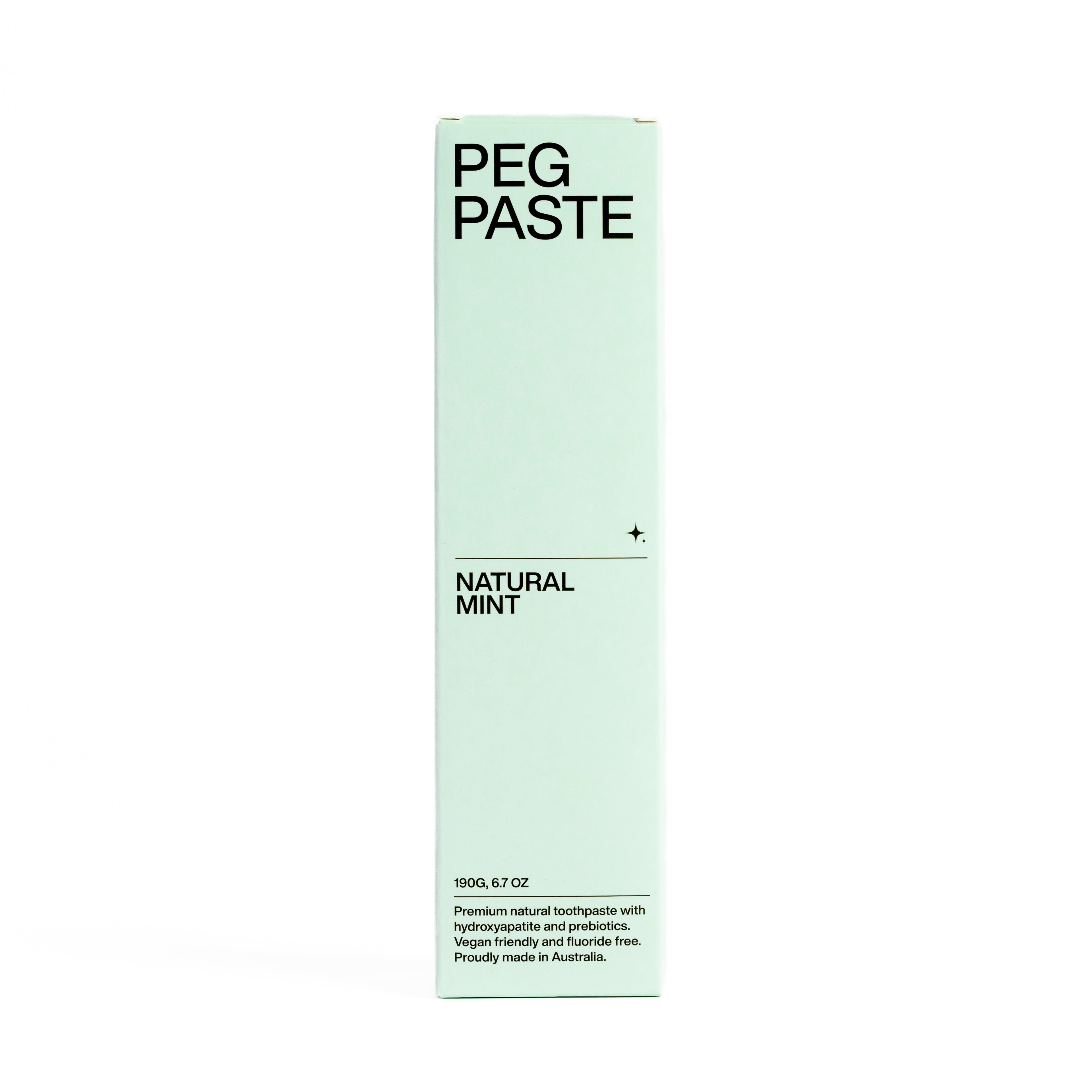 Peg Paste Toothpaste Natural Mint 190g
