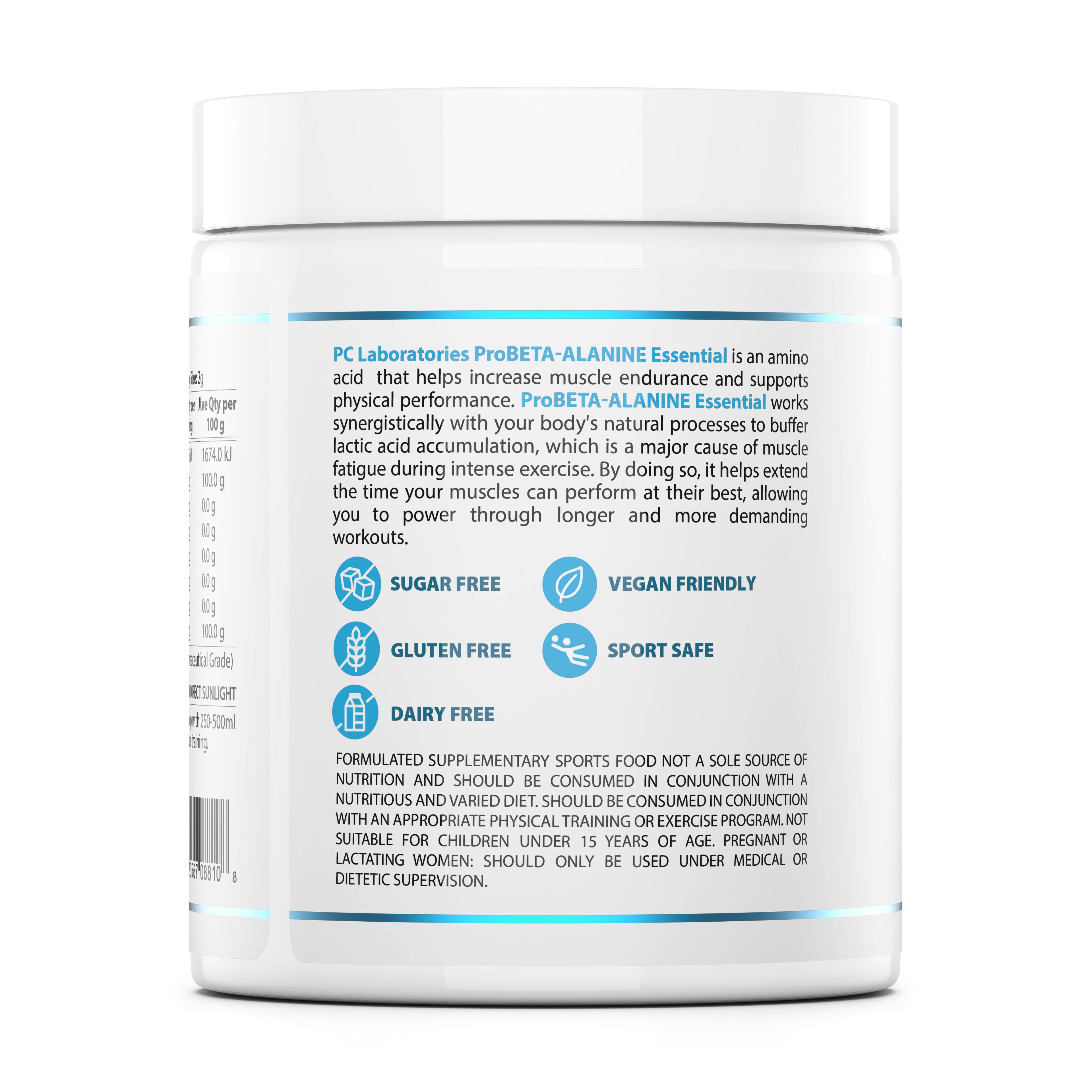 PC Laboratories Probeta Alanine Essential 250g