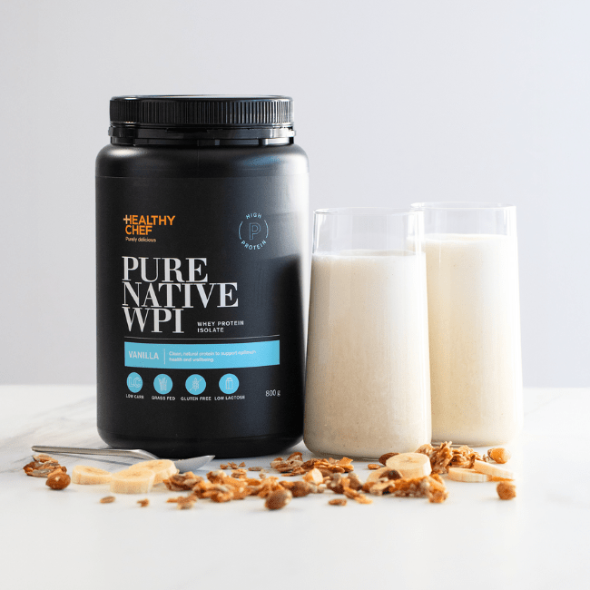 The Healthy Chef Pure Native Whey Protein Isolate Vanilla 800g