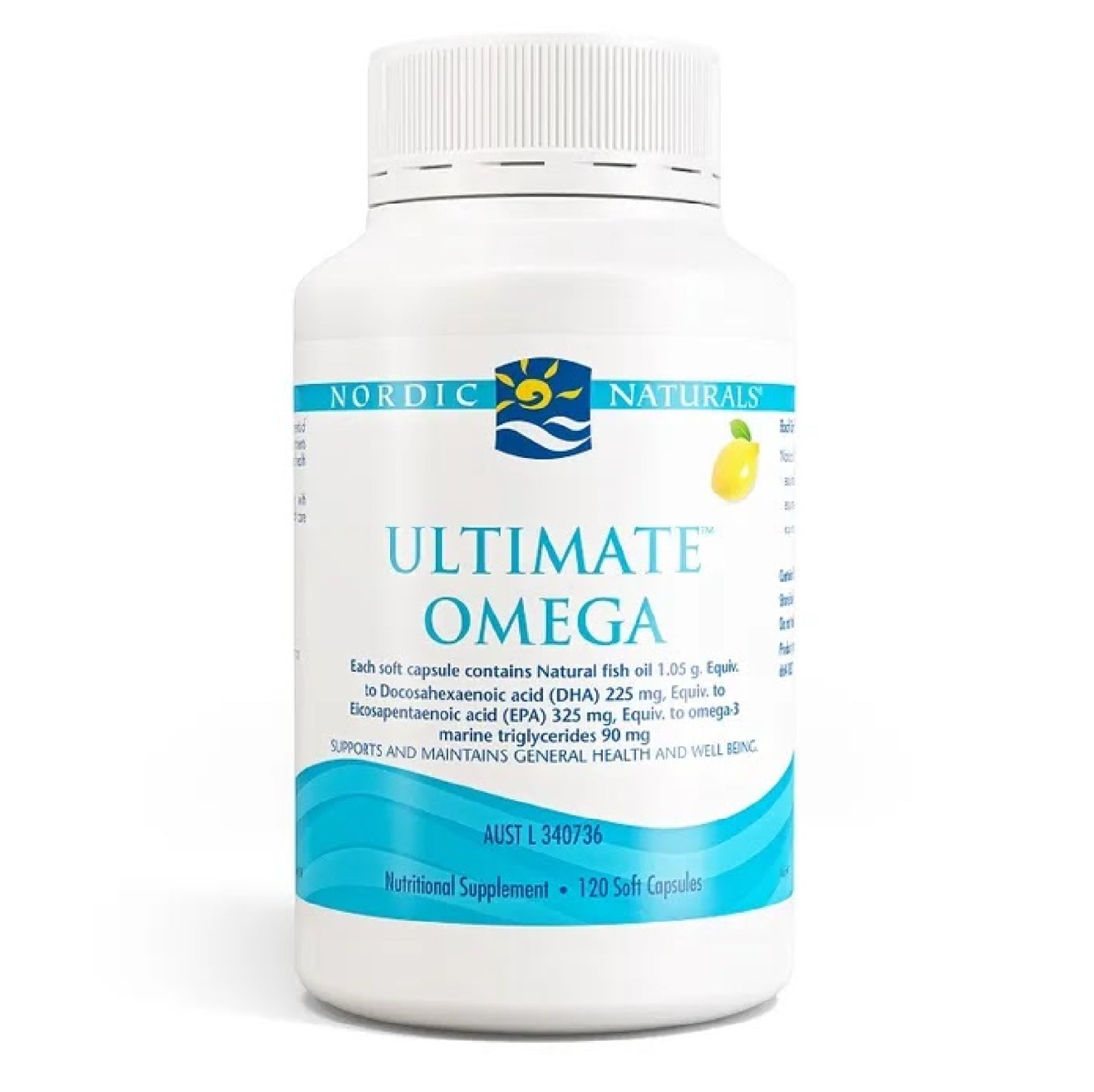Nordic Naturals Lemon Ultimate Omega 120 caps